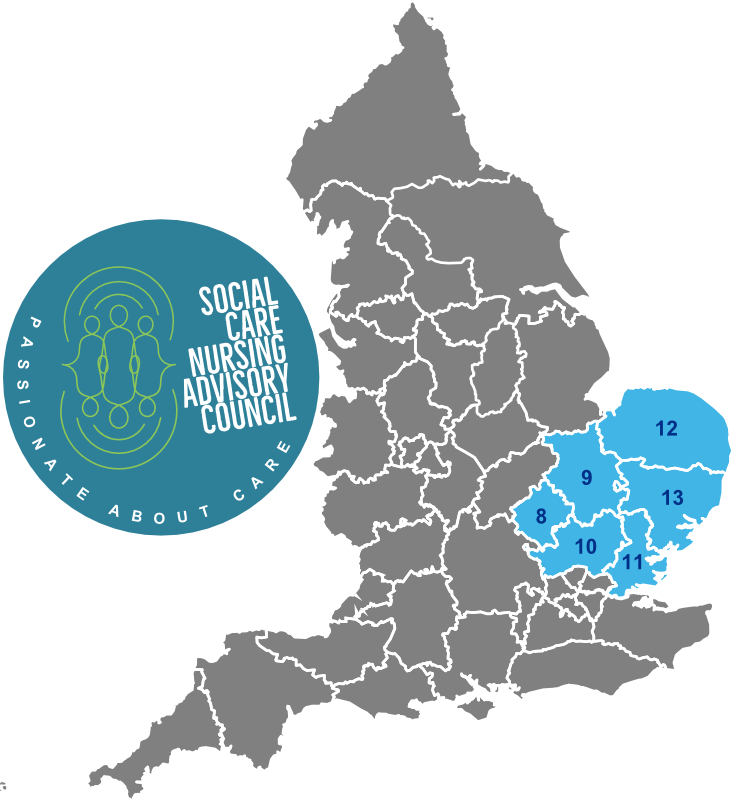 East of England with SCNAC Logo