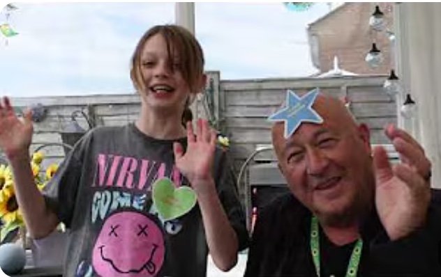 John Pops Hyde and his granddaughter Ariana