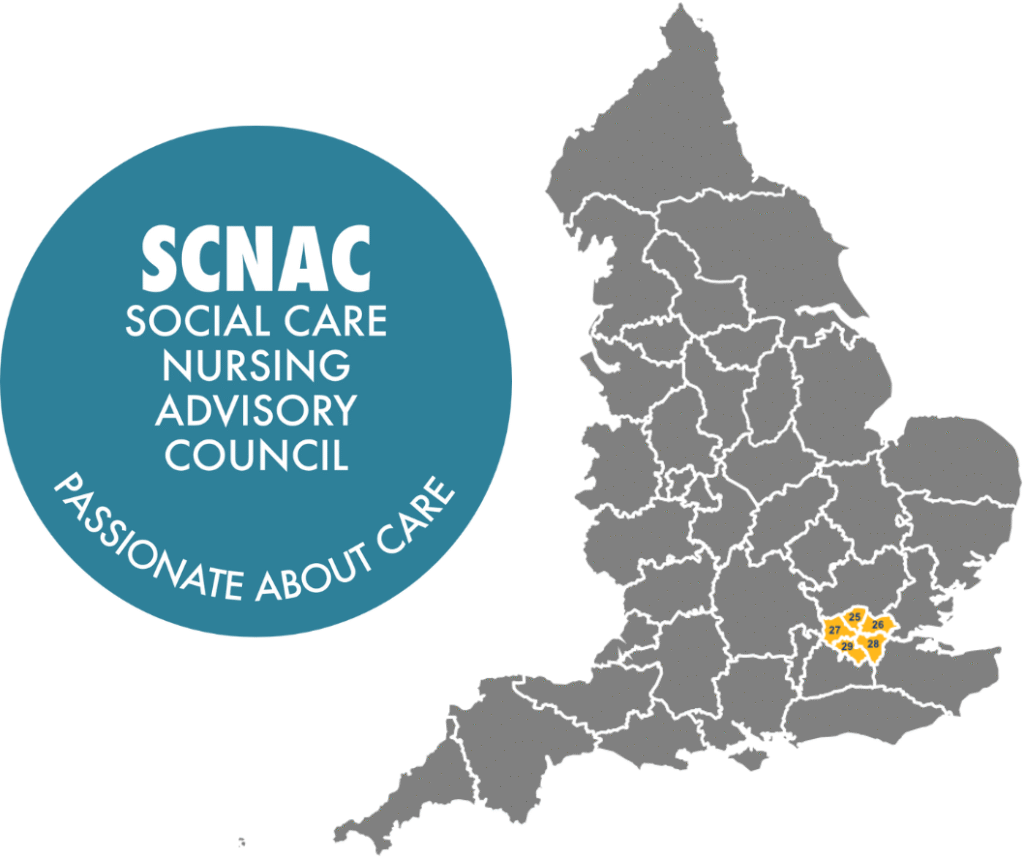 SCNAC Logo and map
