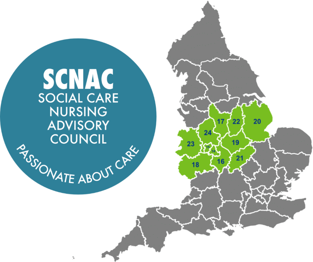 SCNAC Logo and map
