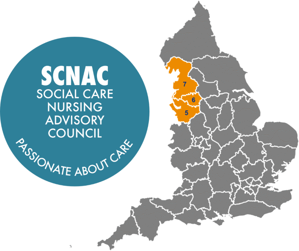 SCNAC Logo and map