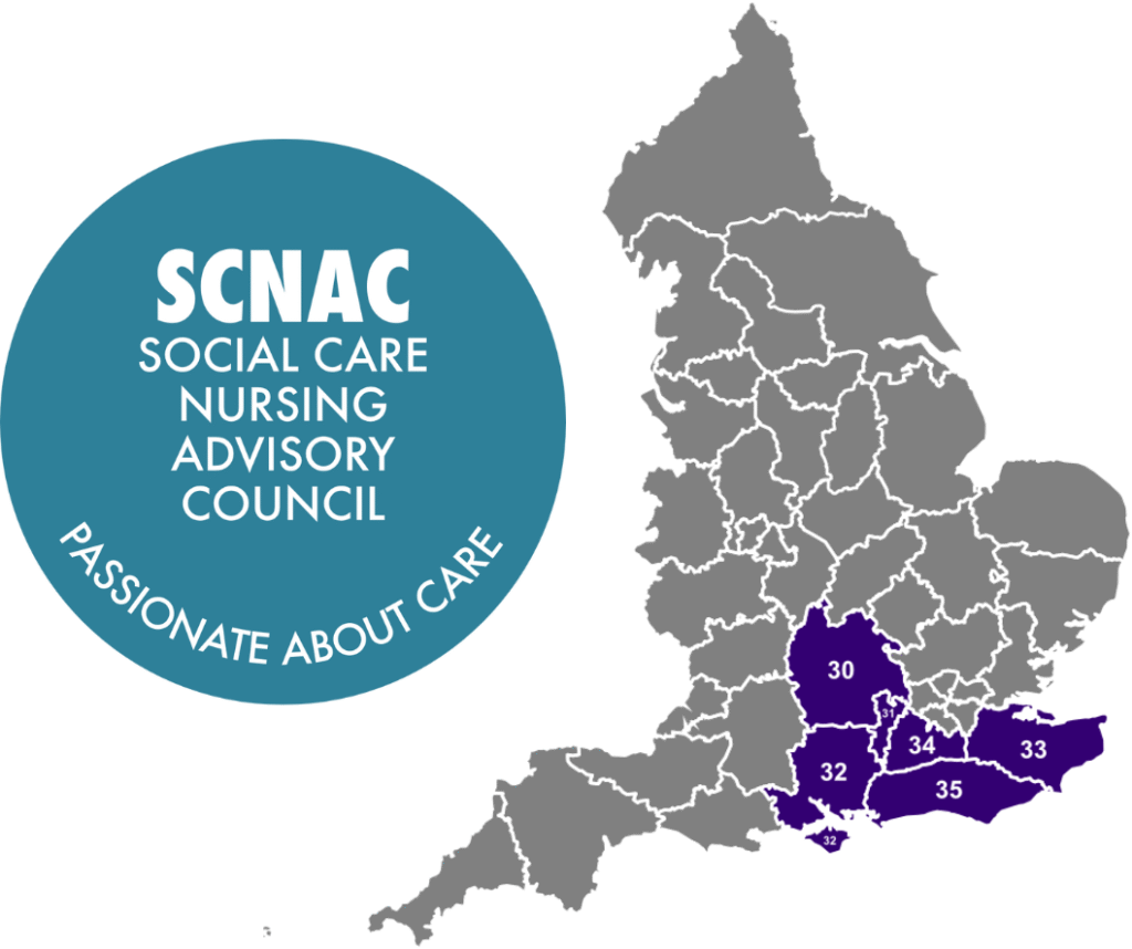 SCNAC Logo and map