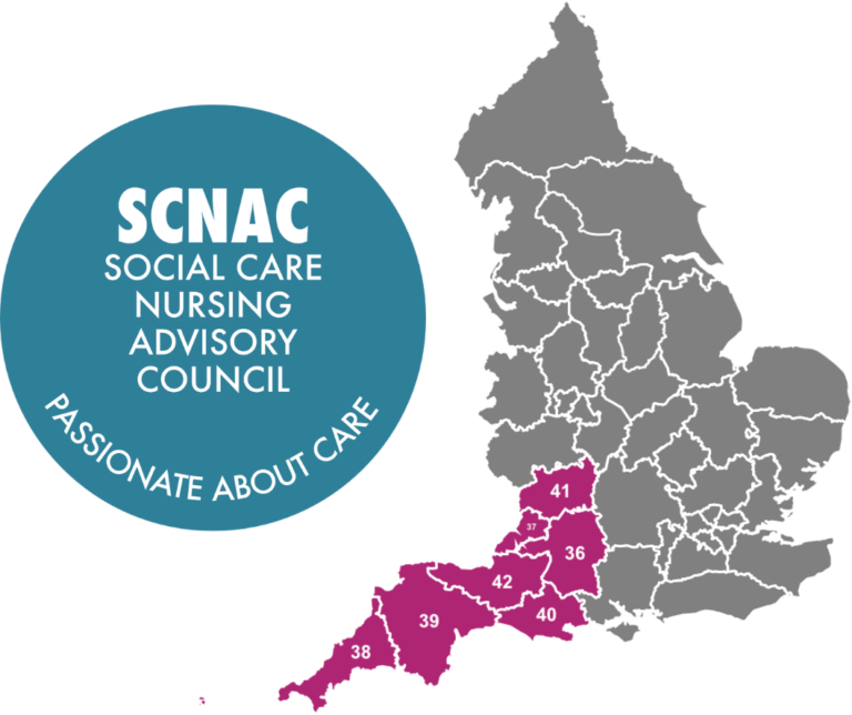 SCNAC Logo and map